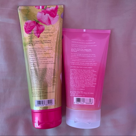 Bath and Body Works Sweet Pea bundle - Picture 2 of 2